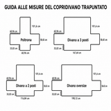 Quilted Sofa Cover Reading Corner – for Living Room