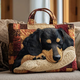 Quilted Teckel Bag – Spacious and Lightweight
