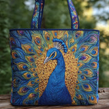 Quilted Peacock Bag – Spacious and Lightweight