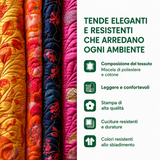Misty Woods Quilted Curtains NCU0DV8551