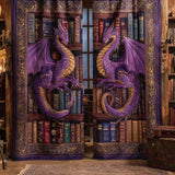 Royal Dragon Quilted Curtains in Amethyst NCU0XD2178
