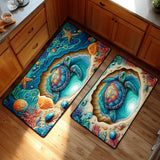 Non-slip kitchen mat with marine refuge NCU0TD1443