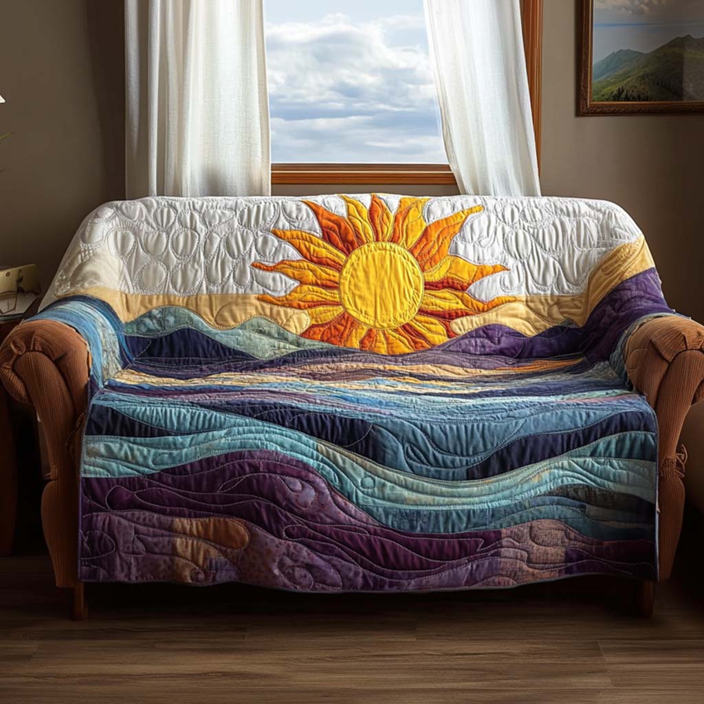 Quilted Sofa Cover Sun – Non-Slip