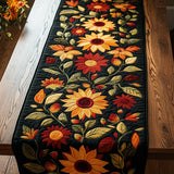 Quilted Table Cover - Autumn Sunflower