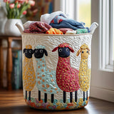 Quilted Laundry Basket in the Shape of a Sheep NCU0QN029