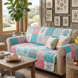 Quilted Sofa Cover Beach Retreat