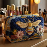 Quilted beauty case with bees and flowers NCU0DK10421