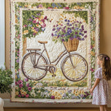 Artistic Tapestry Bicycle Flowers NCU0PT813
