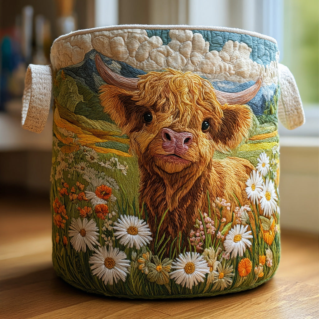 Quilted Laundry Basket — Highland Charm