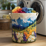 Quilted Laundry Basket — Floral Valley