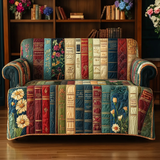 Quilted Sofa Cover Reading Corner