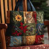 Botanical Whisker Muse Tote Bag