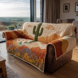 Quilted sofa cover with canyon dunes NCU0DK12082