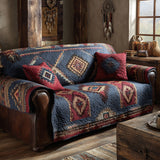 Quilted sofa cover with canyon night NCU0TV863