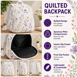 Personalized Quilted Backpack featuring Golden Retriever and Starry Night Design - LV15
