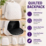 LD04 Quilted Backpack by Sunset Book Van