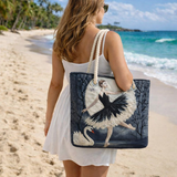 Elegant Ballerina Beach Bag – Spacious