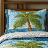 Quilted cushion cover with island breeze NCU0VL1844