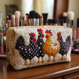 Quilted beauty case with cheerful chicken NCU0NT10533
