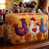 Quilted beauty case in the shape of a hen NCU0NT10543
