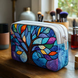 Quilted beauty case with tree of life NCU0DV7890