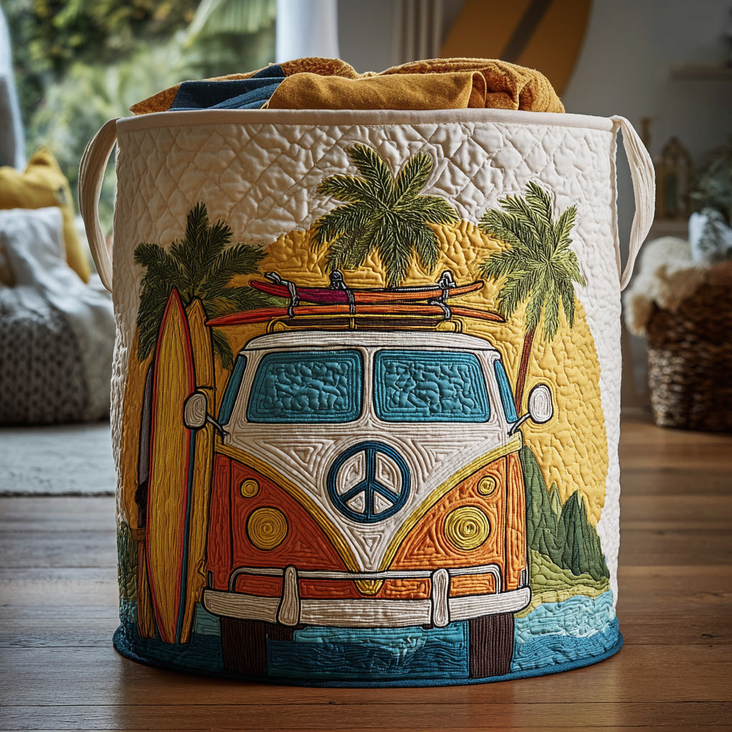 Quilted Laundry Basket — Van Hippie