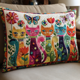 Quilted cushion cover with colourful pattern NCU0NT9933