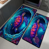 Non-slip kitchen rug with coral barrier NCU0TD1436
