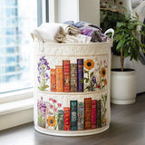 Quilted Laundry Basket — Refuge of Books