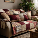 Quilted Patchwork Sofa Cover NCU0VT365