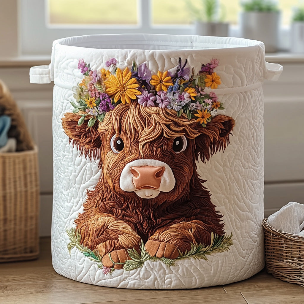 Quilted Laundry Basket — Highland Charm