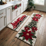 Non-slip Christmas kitchen rug with a festive atmosphere NCU0TD1731