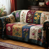 Quilted Sofa Cover Cozy Atmosphere