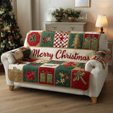 Quilted Sofa Cover Snowy Vigil