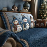 Quilted Sofa Cover Friends of the Snow – Non-Slip