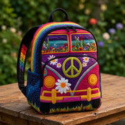 LD13 Quilted Hippie Van Backpack