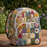 Custom Floral Patchwork Quilted Backpack TG06