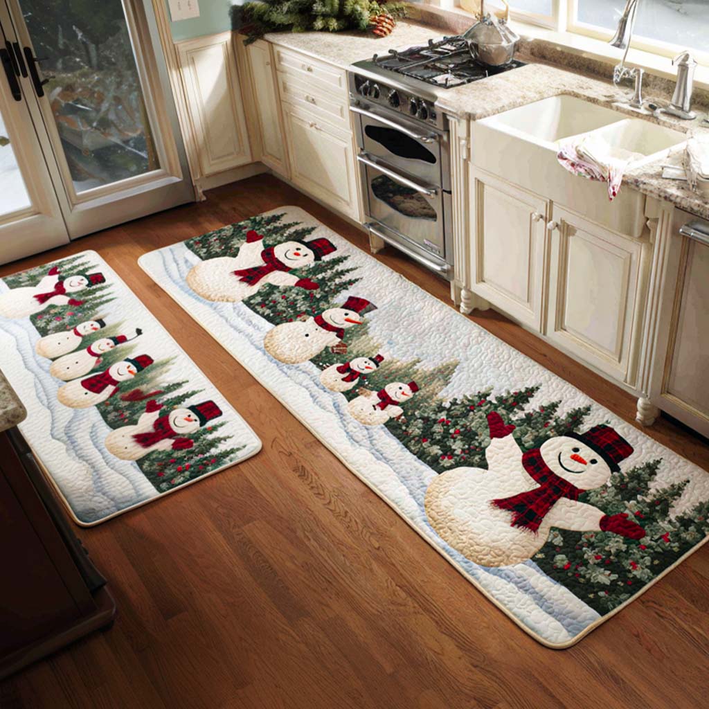 Classic Non-Slip Christmas Kitchen Mat NCU0VT323