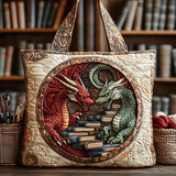 Dragon Library Tote Bag