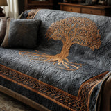 Quilted Sofa Cover Tree of Life – for Living Room