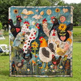 Quilted Garden Feather Blanket NCU0TH868