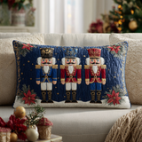 Quilted cushion cover with festive pattern NCU0DV7510