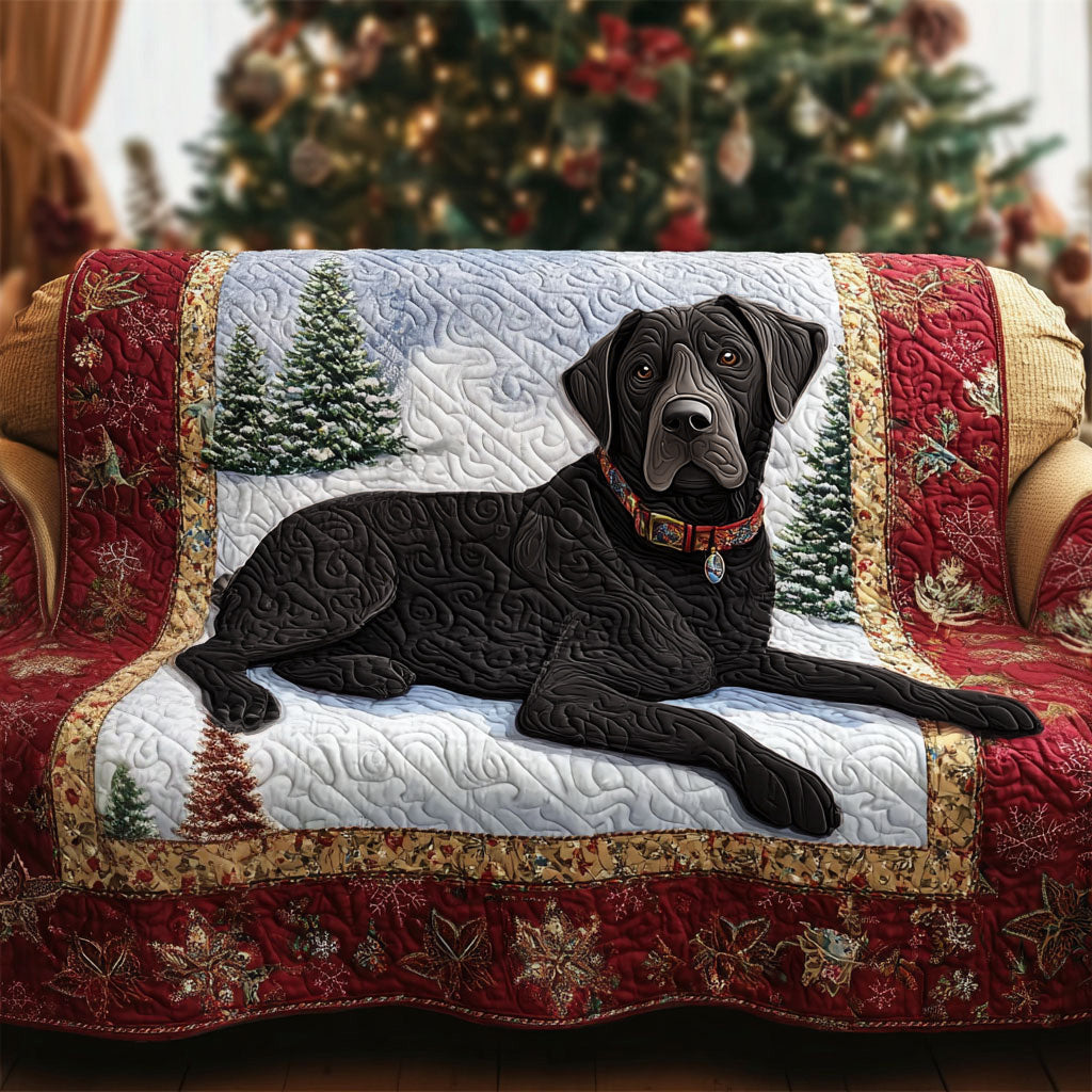 Quilted Sofa Cover with Labrador Retriever NCU0VT339