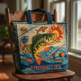 Fishing Life Tote Bag