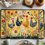 Quilted Placemat with Chicken NCU0VT02