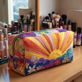 Quilted beauty case with dawn flowers NCU0DK10299