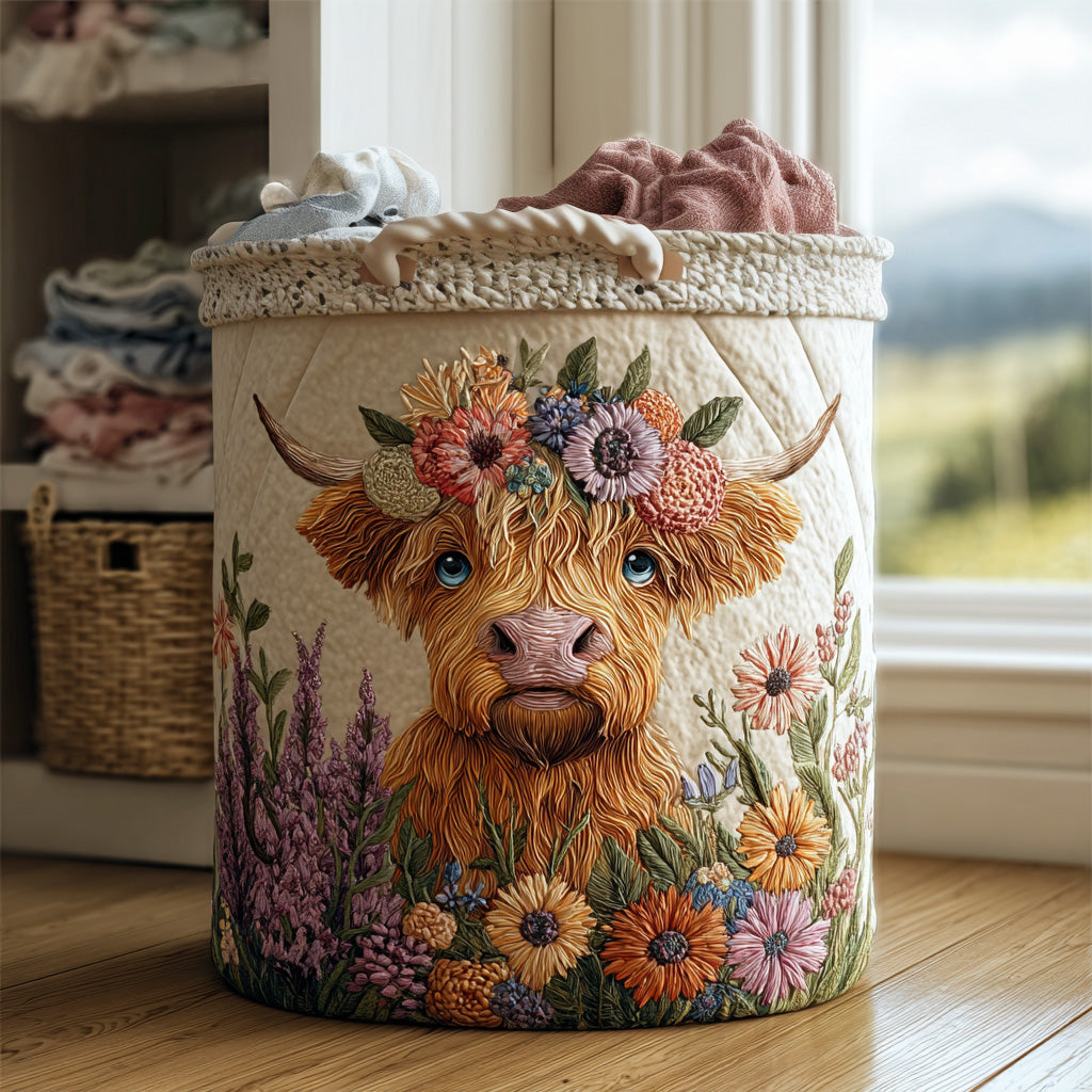 Quilted Laundry Basket — Highland Charm