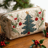 Quilted beauty case with Christmas forest NCU0PT9189