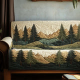 Quilted Sofa Cover Serenity in the Woods