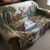 Quilted Sofa Cover Forest – for Living Room